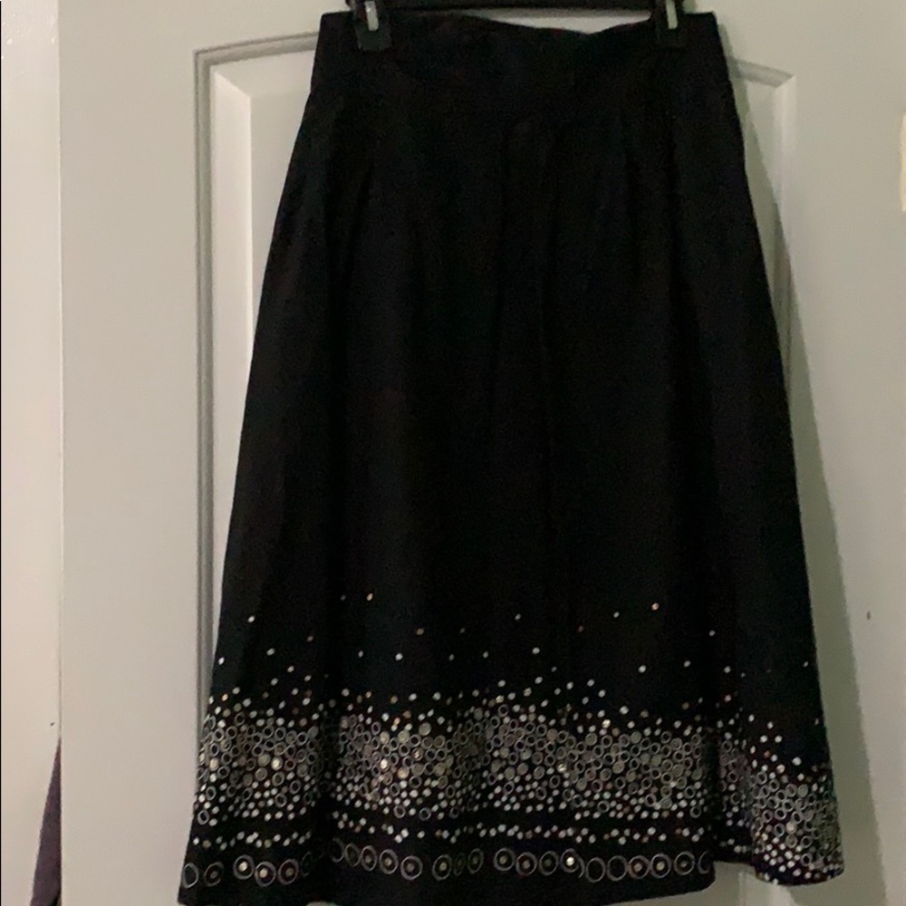 Beautiful, lightly sequined midi skirt